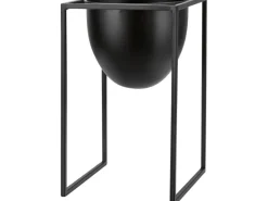 Sale Pflanztopf-Metallgestell Ø 16 cm x 25 cm Schwarz