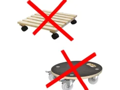 Hot Pflanzwerk ® Ultraflacher Pflanzenroller 80 cm x 28 cm