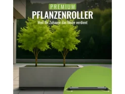 Hot Pflanzwerk ® Ultraflacher Pflanzenroller 80 cm x 28 cm