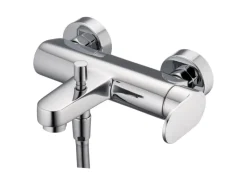 Clearance pianura Badewannen-Einhebelmischer Aora Aufputz mit Brauseanschluss in Chrom