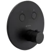 pianura Thermostat Unterputz für 2 Verbraucher Stella Smart Push in Schwarz Matt< Einhebelmischer