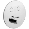 pianura Einhebelmischer<Thermostat Unterputz für 2 Verbraucher Stella Smart Push in Chrom