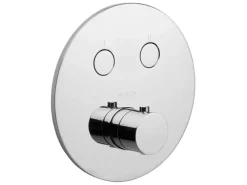 pianura Einhebelmischer<Thermostat Unterputz für 2 Verbraucher Stella Smart Push in Chrom