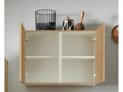 Discount Pino Küchenzeile 280 cm Eiche Aviva Anschlag rechts 1 Geräteschrank