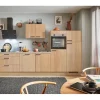Sale Pino Küchenzeile 310 cm Eiche Aviva Anschlag rechts 2 Geräteschränke