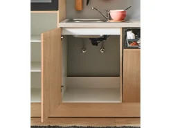 Hot Pino Küchenzeile 290 cm Eiche Aviva Anschlag links 1 Geräte-. 1 Seitenschrank