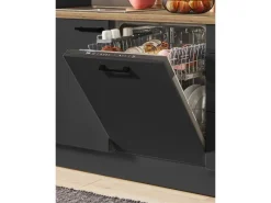 New Pino Küchenzeile 280 cm Grafit Anschlag rechts 1 Geräte-. 1 Seitenschrank