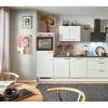 Online Pino Küchenzeile 250 cm Weiß Anschlag links 1 Geräteschrank