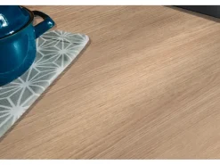 Pino Küchenzeile 240 cm Weiß Anschlag links 1 Geräteschrank< Kochfelder