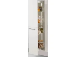Hot Pino Küchenzeile 310 cm Weiß Anschlag rechts 1 Geräte-. 1 Seitenschrank