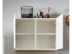 New Pino Küchenzeile 270 cm Weiß matt Anschlag links 1 Geräteschrank