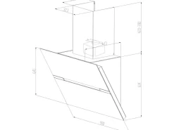 PKM Dunstabzugshaube 9080 BZ + Schwarz< Kopffreihauben|Dunstabzugshauben-Filter