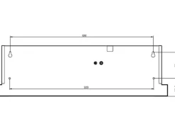 Sale PKM Flachschirm-Dunstabzugshaube UBH6002-2H Silber Stahlblech 60 cm EEK: B