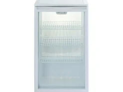 Kühlschränke<PKM Glastür-Kühlschrank GKS102 Weiß EEK: F