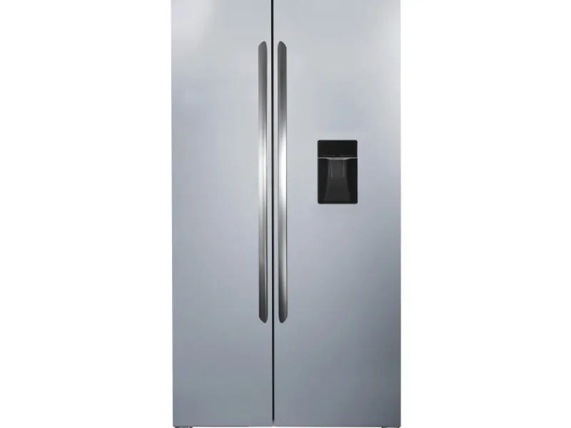Gefrierschränke<PKM Side by Side Kühl-Gefrierkombination SBS450NFDWDEIX Inox Design