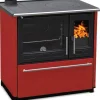 Plamen Herde<Küchenofen Holzherd 850 Glas Rot Linke Version und 8 kW