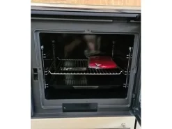 Plamen Küchenofen Holzherd 850 Glas Creme Rechte Version und 8 kW< Herde