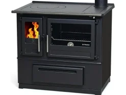 Plamen Küchenofen Holzherd Slavonac Schwarz Rechte Version und 8 kW< Herde