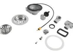 Prevex Ablaufventil-Set mit Drehbedienung 1 1/2" Ø 114 mm Chrom< Zubehör Für Küchenarmatur|Ersatzteile Küchenarmatur