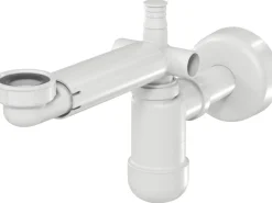 Prevex Preloc Raumspar-Siphon Ø 32 mm Weiß< Einbauküchen