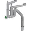 Prevex Smartloc Küchenablauf 2 Becken Ø 40 mm / 50 mm Grau< Zubehör Für Küchenarmatur