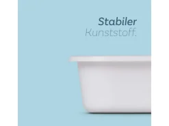 ProHome Besteckkasten 33,5 x 26 x 4,5 cm Weiß< Besteckkästen