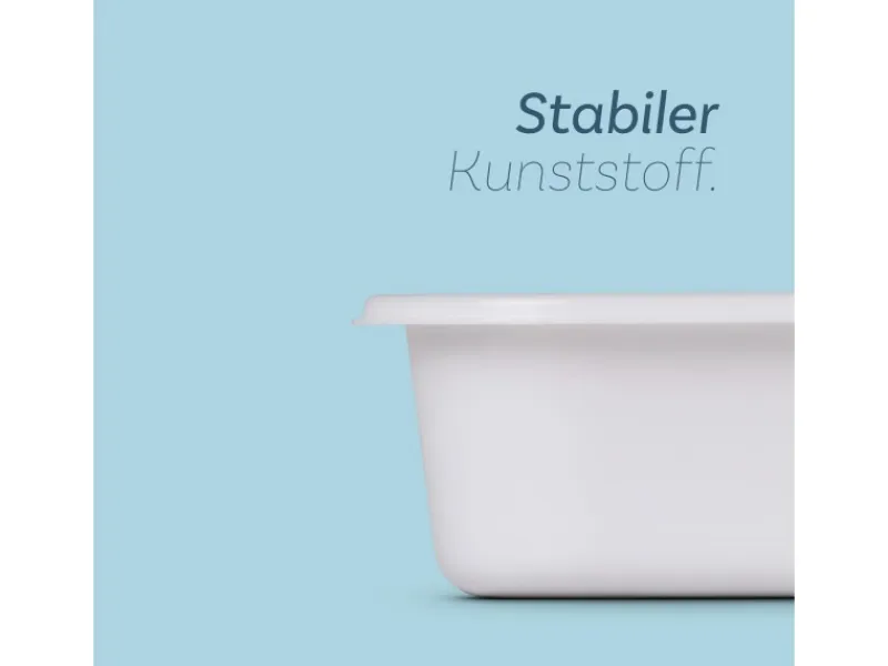 ProHome Besteckkasten 33,5 x 26 x 4,5 cm Weiß< Besteckkästen