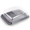 Clearance ProHome Butterdose Mit Transparentem Deckel Anthrazit