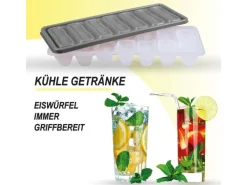 ProHome Gefrierschränke|Küchenhelfer<Eiswürfelform Grau