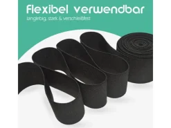 New ProHome Gummiband 2,5 m x 2,0 cm Schwarz