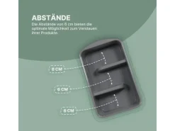 ProHome Küchenorganizer Gewürze & Tüten Anthrazit 2er Pack< Küchenhelfer|Küchen-Ordnungssysteme