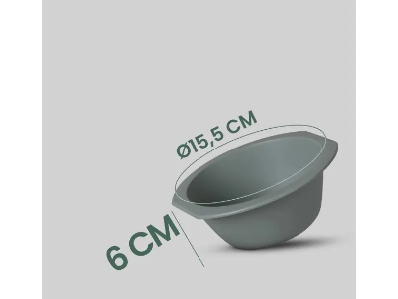 ProHome Geschirr|Gefrierschränke<Kunststoff Schüssel BPA Frei 1,55 x 6 cm Grün 8er Pack