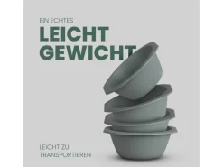 Clearance ProHome Kunststoff Schüssel BPA Frei 1,55 x 6 cm Grün 2er Pack