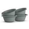 ProHome Geschirr<Kunststoff Schüssel BPA Frei 1,55 x 6 cm Grün 4er Pack