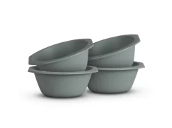 ProHome Geschirr<Kunststoff Schüssel BPA Frei 1,55 x 6 cm Grün 4er Pack