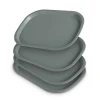 Discount ProHome Kunststoff Tablett BPA Frei 377 x 277 cm Grün 4er Pack
