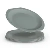 ProHome Kunststoff Teller BPA Frei Ø23 cm Grün 4er Pack< Geschirr