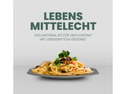ProHome Kunststoff Teller BPA Frei Ø23 cm Grau 16er Pack< Geschirr