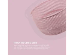 Outlet ProHome Salatschleuder 2,7 Liter Ø20 cm Rosa