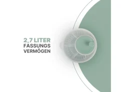 ProHome Pfannen<Salatschleuder 2,7 Liter Ø20 cm Grün