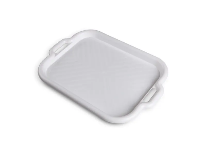 ProHome Serviertablett Weiß 53 x 37 x 3 cm< Pfannen