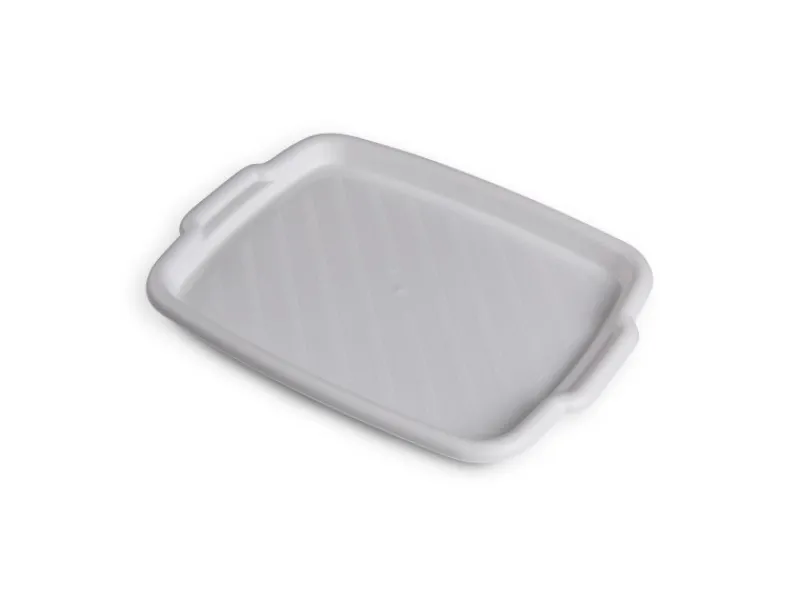 ProHome Serviertablett Weiß 45 x 33 x 3 cm< Pfannen