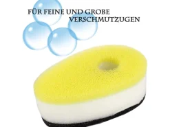 ProHome Spülschwamm 6er Pack Inkl. Saugnapfhalter< Kochfelder