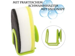 ProHome Spülschwamm 6er Pack Inkl. Saugnapfhalter< Kochfelder