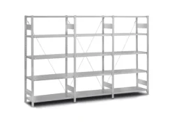 PROREGAL Edelstahlregal Stecksystem T-Profil HxBxT 175 x 100 x 80 cm 5 Ebenen Fachlast 200 kg Edelstahl Fachbodenregal< Kühlschränke