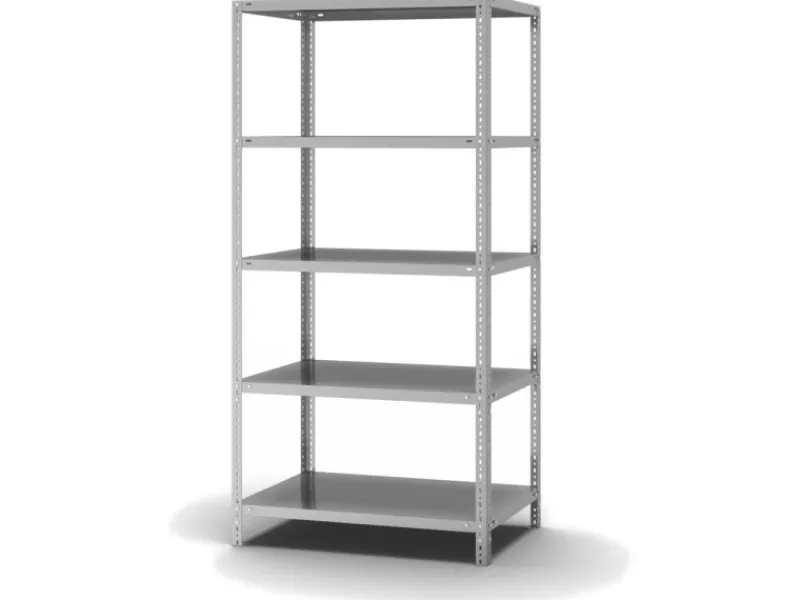Online PROREGAL Edelstahlregal Schraubsystem HxBxT 200 x 100 x 60 cm 5 Ebenen Fachlast 200 kg Edelstahl Fachbodenregal