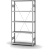Sale PROREGAL Edelstahlregal Stecksystem T-Profil HxBxT 200 x 100 x 30 cm 5 Ebenen Fachlast 200 kg Edelstahl Fachbodenregal