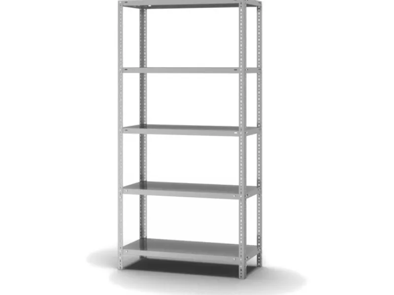 Online PROREGAL Edelstahlregal Schraubsystem HxBxT 200 x 100 x 40 cm 5 Ebenen Fachlast 200 kg Edelstahl Fachbodenregal