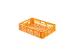 Discount PROREGAL Eurobehälter Bäcker- und Konditorenkasten HxBxT 13 x 40 x 60 24 Liter Gelb-Orange Brötchenkiste Stapelbare Bäckerkiste