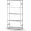 Sale PROREGAL Lebensmittel Fachbodenregal Stecksystem T-Profil Grundregal HxBxT 200 x 100 x 40 cm 5 Ebenen Fachlast 145 kg Hygienische Beschichtung Weiß
